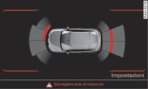 Infotainment: simulazione grafica della distanza